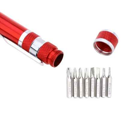 8 In 1 Screwdrivers Tool Pen | Pocket Screwdriver Set Mini Gadgets