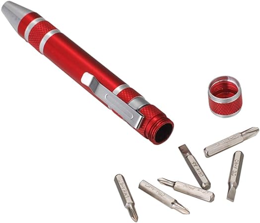 8 In 1 Screwdrivers Tool Pen | Pocket Screwdriver Set Mini Gadgets