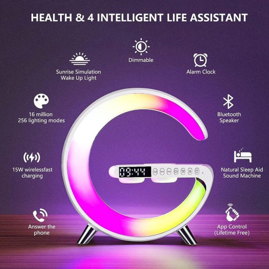 Modern Lamp Bluetooth Speaker Wireless Charging