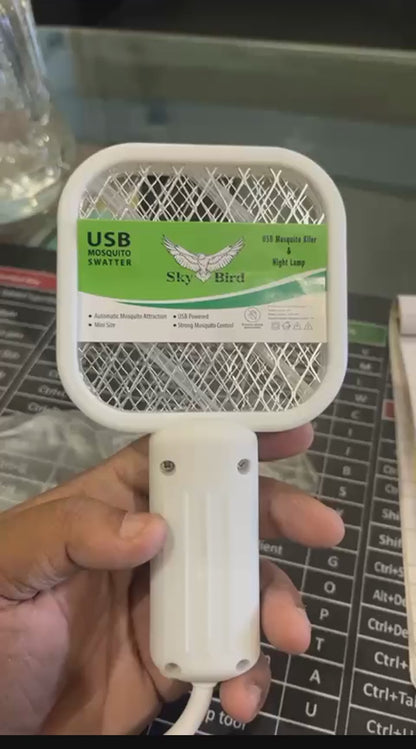 Mini Usb Electric Mosquito Racket, Rechargeable